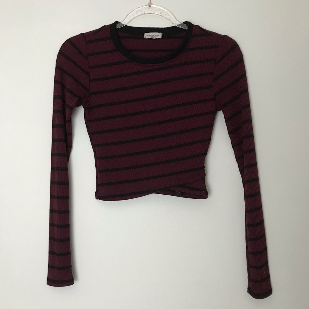 Silence and Noise cropped top